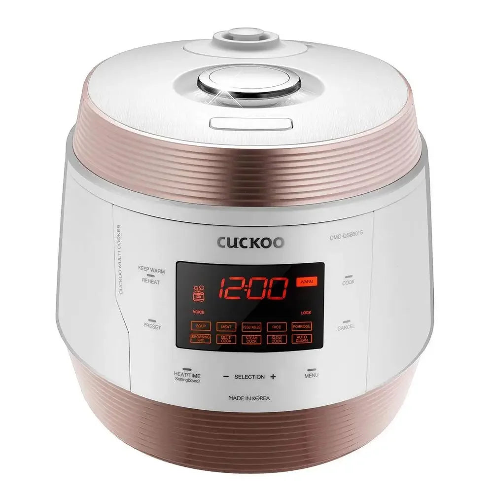 5QT Electric Pressure Cooker Multi-Function Cooker with 10 Menu Options Stainless Steel Pot Smart Cooking Timer Safe Steam