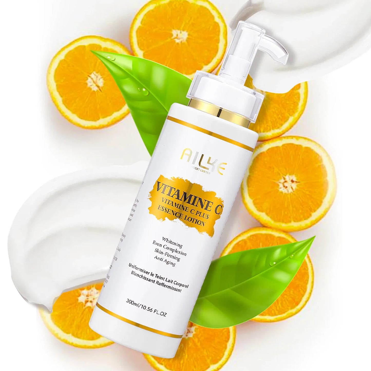 AILKE Whitening Skin Care Kit, With Vitamin C, Brightening, Reduce Dark Spots, Sun Spots, Clean Stains, Elastic & Smooth Skin