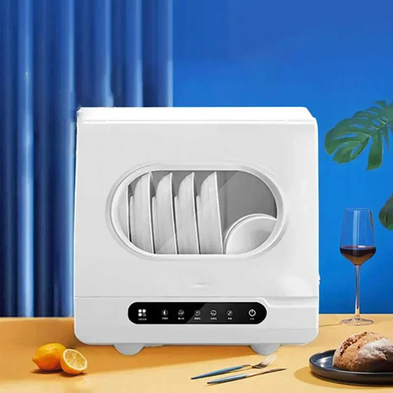 New Dishwasher Compact/Portable Dish Washer Desktop Drying And Disinfection One-piece Fully Automatic Dishwasher-free