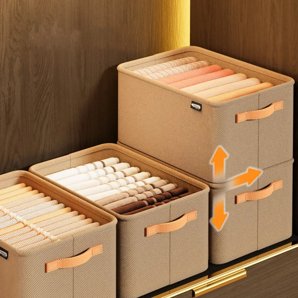 Pants Clothing Storage Box Wardrobe Clothes Storage Organizer Underwear T-Shirt Sweater Storage Cabinet Drawer Organizer