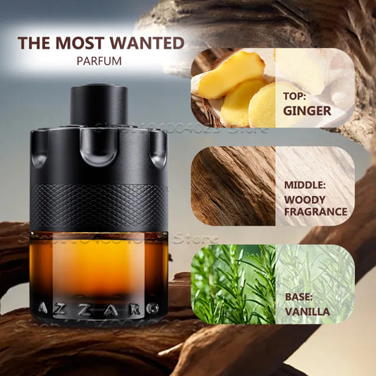100ML Azzaro Luxury Perfumes For Men The Most Wanted Parfum Intense Mens Cologne French Mens Pheromones Perfume Attract Women