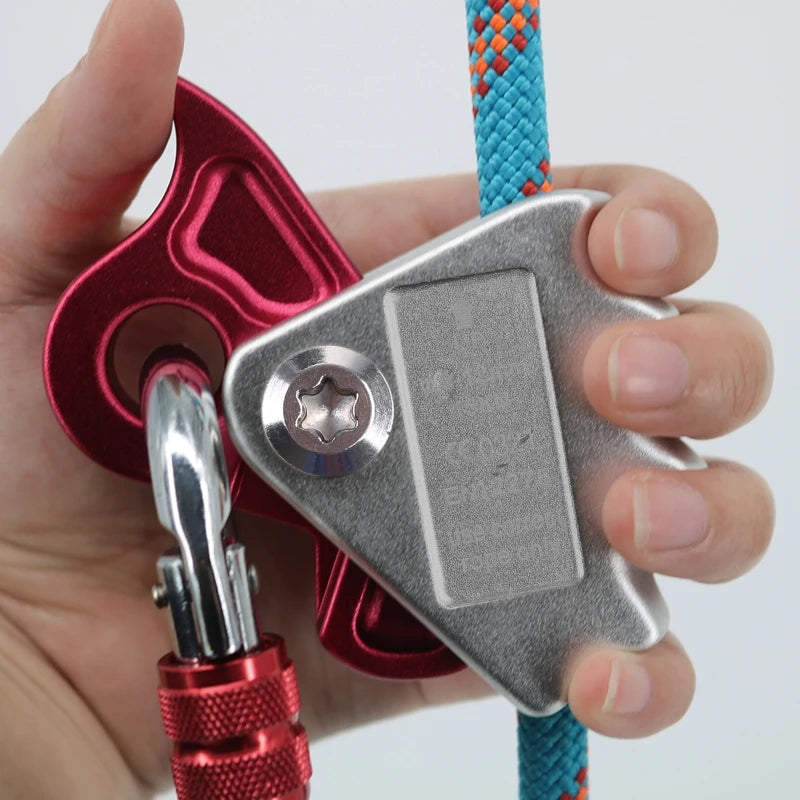 Safety Climbing Rope Grab Mountaineering Rappelling Device Tree Arborist Rock Climbing Lanyard Protecta Equipment