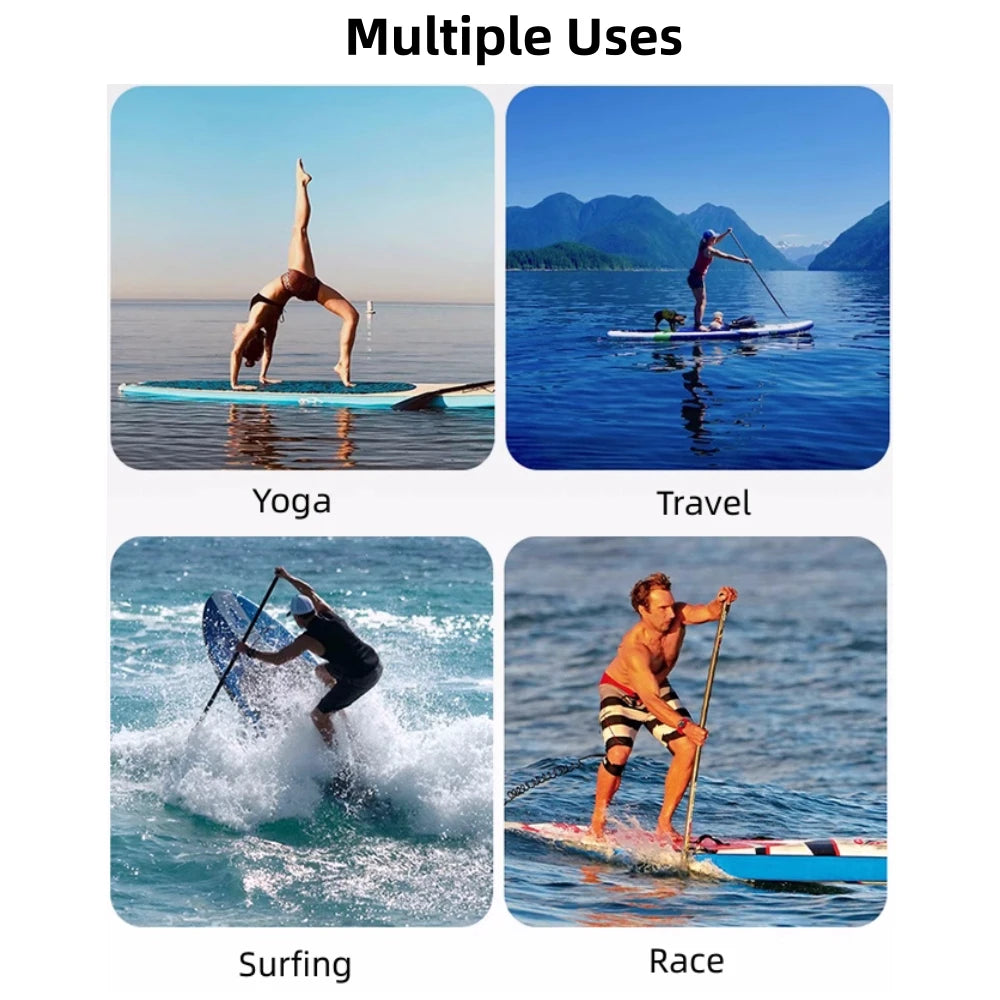 Inflatable  Surfboard with Pump Stand Up Racing Paddle Board PVC Standing Sup Accessories Surfing Board for Outdoor Water Sports