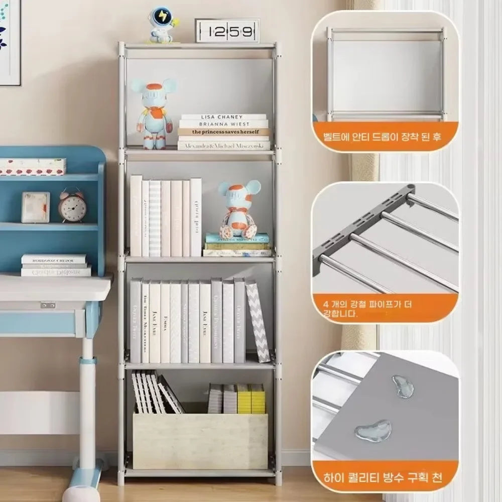 Simple Bookshelf Multi-Layer Bookcase Square Storage Shelf Easy Assembly Bookcase Living Room And Study Bedroom Storage Shelf ﻿