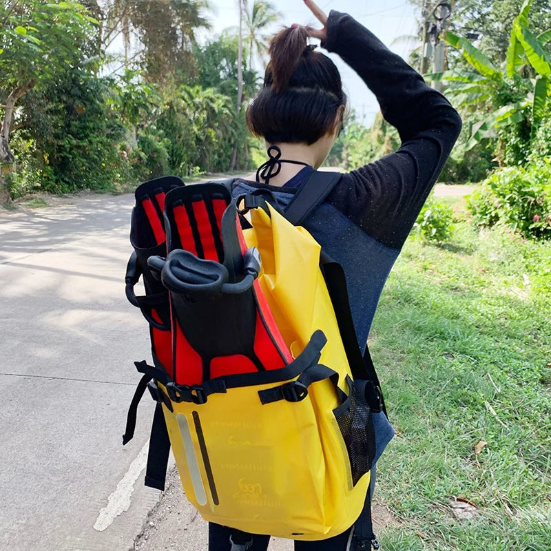 River Tracing Bags Large Capacity Waterproof Backpacks Swimming Storage Bag Diving Equipment Fin Bag Rafting Accessories XM217
