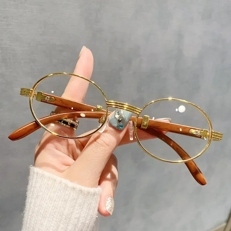 New Trendy Sunglasses for Women Men Simple Metal Travel Outdoor UV400 Shades Sun Glasses Fashion Round Frame Eyewear Goggles