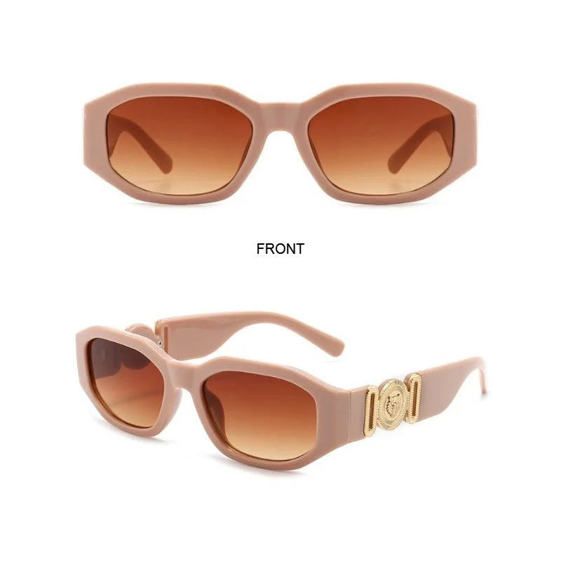 Women Summer Sunglasses Rectangle Fashion Sun Glasses Unique Irregular Designer Eyewear