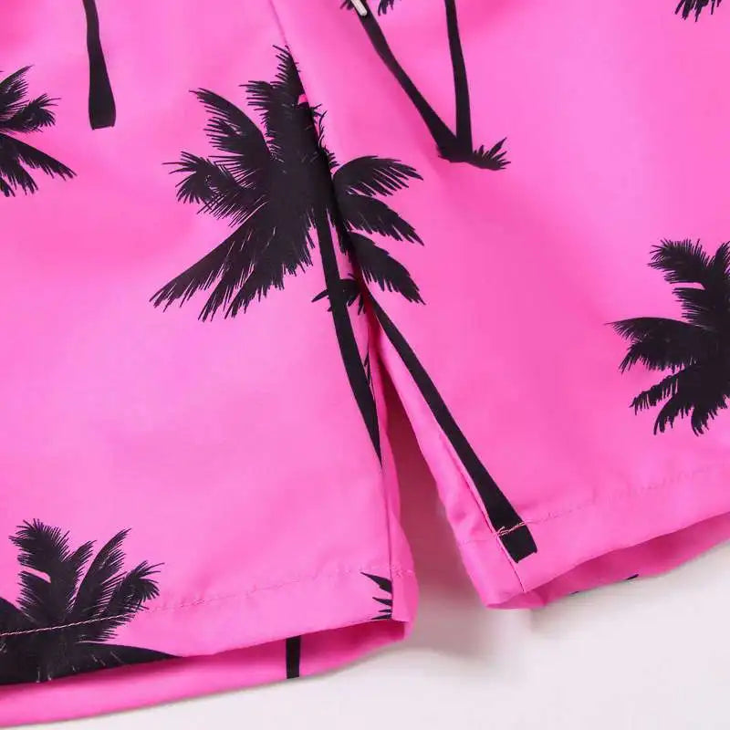 Children Sports Suits Summer Short Sleeve Beach Clothing Set Boy Printing Breathable Kids Short Sleeve Top +Beach Pants