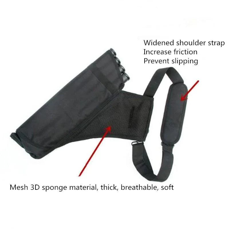 hunting Arrow bag 4 Tubes Arrow Quiver for Archery Hunting Arrows Holder Bag with Adjustable Strap hunting accessories