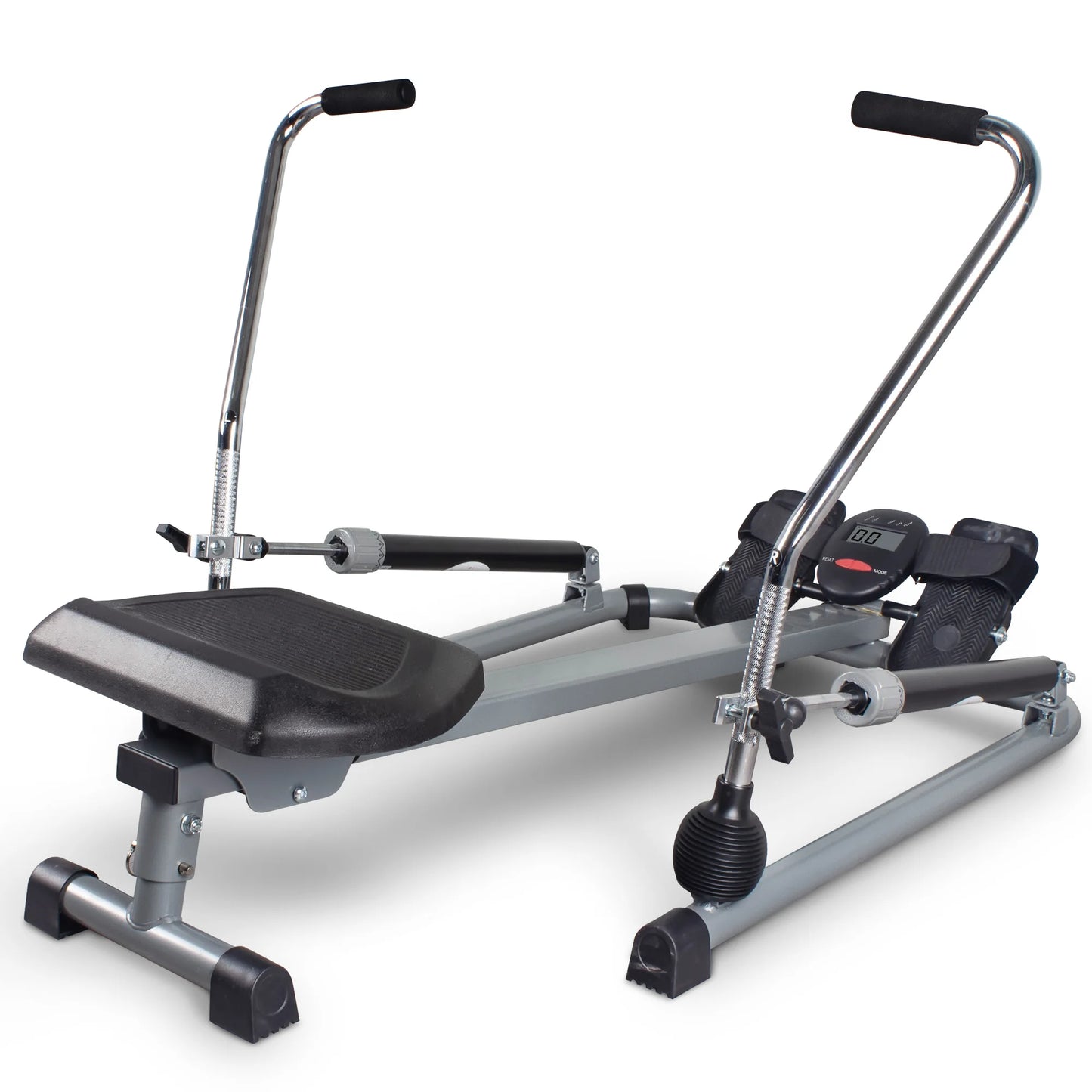 Leikefitness Rowing Machine Foldable for Home Use Hydraulic Rowing Machine with LCD Monitor for Full Body Exercise Cardio Workou