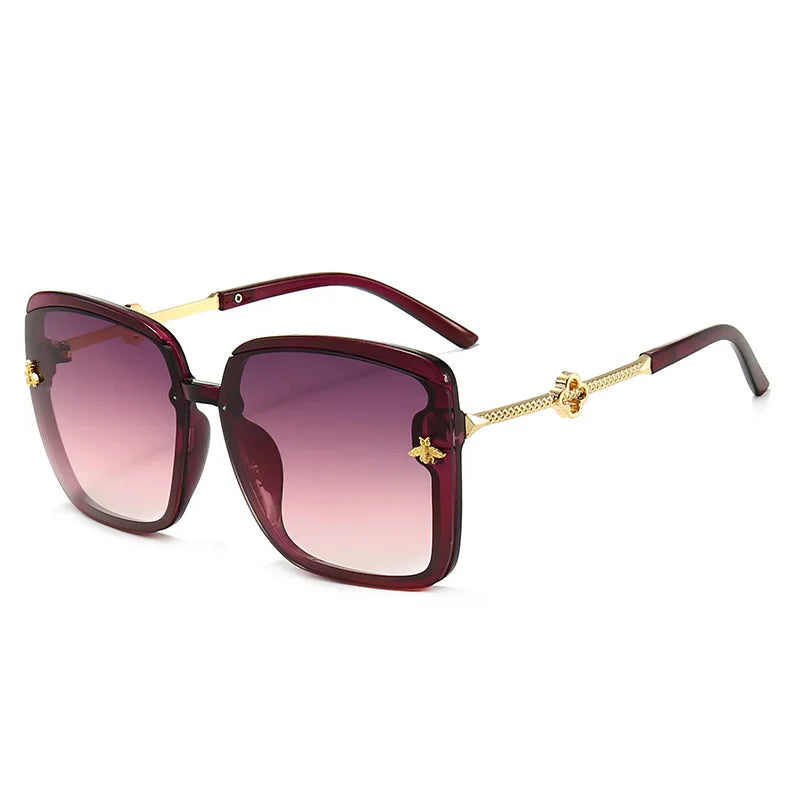 Sunglasses Woman 2023 Luxury Brand Designer Fashion Unisex High Quality Sun Glasses Eyewear Ladies Female Square Goggle UV400