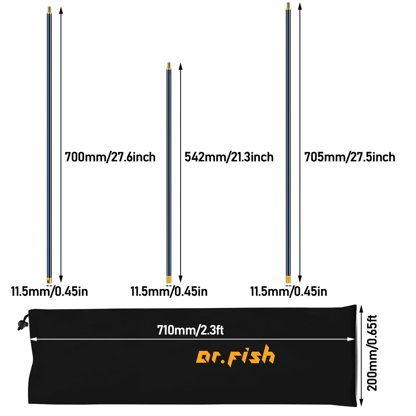 Spearfishing Kit Stainless Steel Fishing Stringer Harpoon Fish Buckle Fiberglass Hawaiian Sling Pole Spear Fishing Equipment