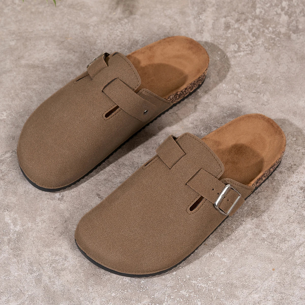 Men's Toe-Toe Slippers, Fashionable and Versatile, Thick-Soled, Wear-Resistant, Soft-Soled, Comfortable Slip-On Casual Sandals
