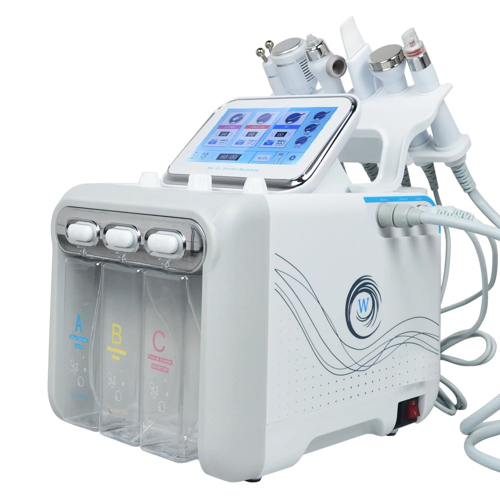 Skintierest 6in1 Multifunctional Water Coagulation Oxygen Micro Grinder H2o2 Professional Skincare and Cleansing Machine