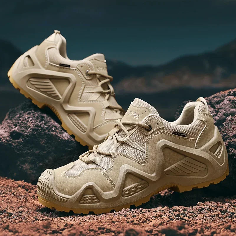 Mens Field Hunting Climbing Hiking Shoes Outdoor Combat Tactical Desert Boots Male Training Waterproof Sports Shoes Zapatos