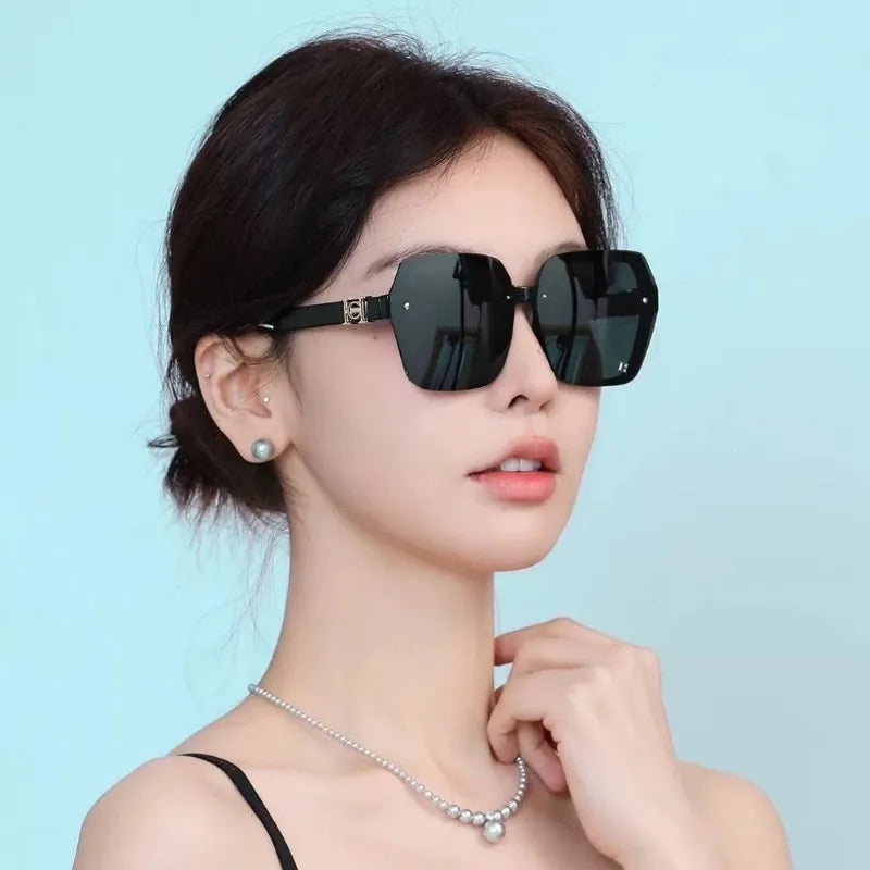 Sunglasses for Women 2025 New Fashion Oversized Polarized Sun Glasses Versatile Glasses Ladis Luxury Glass Gafas De Sol UV400