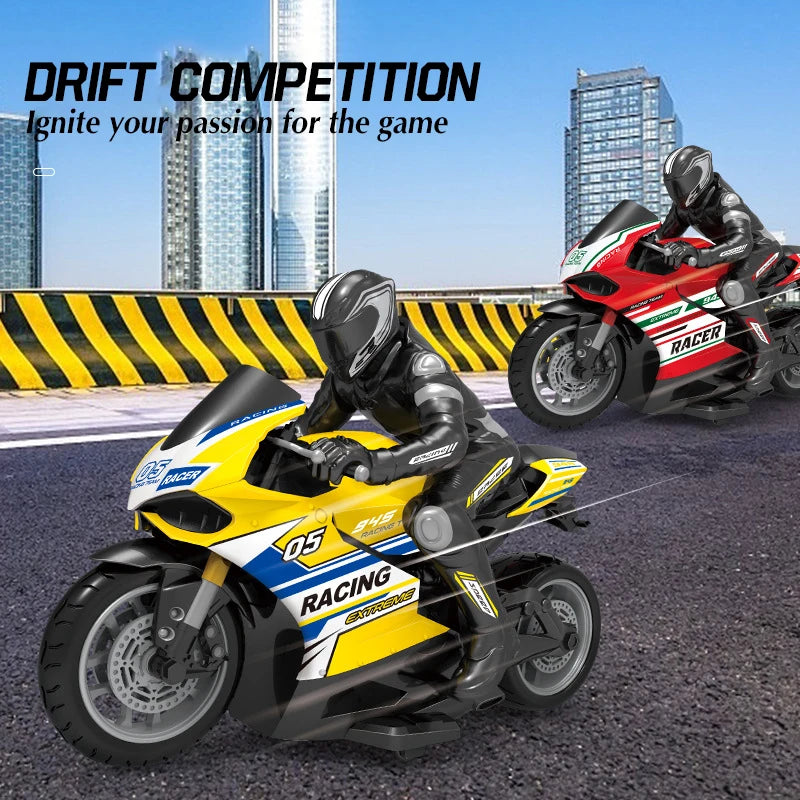 1/10  Electric Motorcycle RC Cars Scale High Speed Racing Ducati 4 Channels Remote Control Distance 35 Meters Off-Road Model