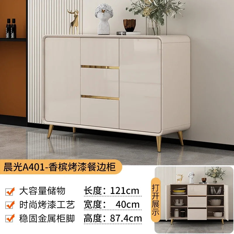 Luxury Storage Cabinet File Organizer White Living Room Cabinets Dresser For Bedroom Aesthetic Dressoir Kast Dresser Cabinet