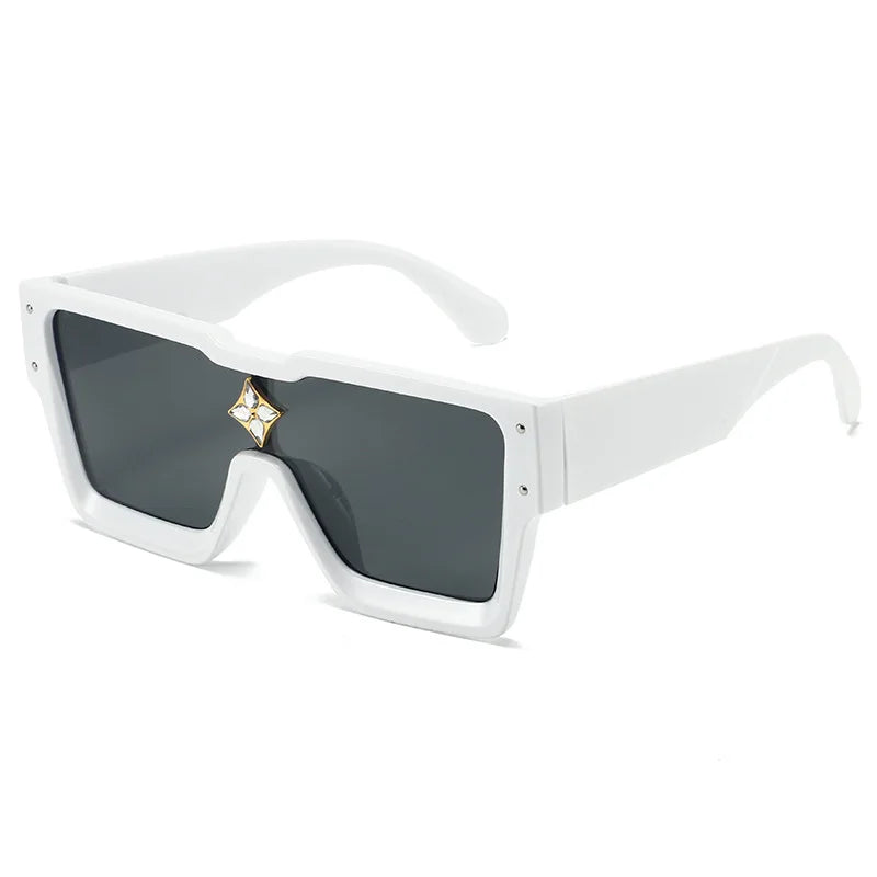 Millionaire Sunglasses For Men Vintage Square Fashion Glasses Luxury Retro Sunglasses Women Trending Punk