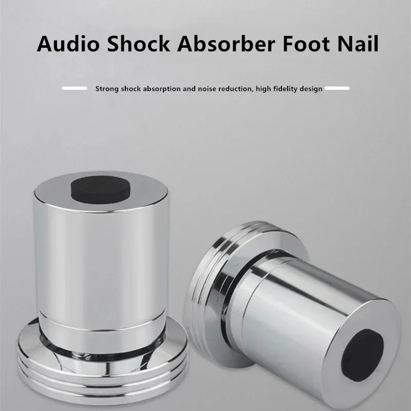 Audio Shock Absorber Spikes Stand Base Speaker Isolation Feet Pad Stainless Steel Adjustable Height For CD AMP DAC Amplifier