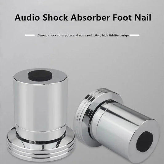 Audio Shock Absorber Spikes Stand Base Speaker Isolation Feet Pad Stainless Steel Adjustable Height For CD AMP DAC Amplifier
