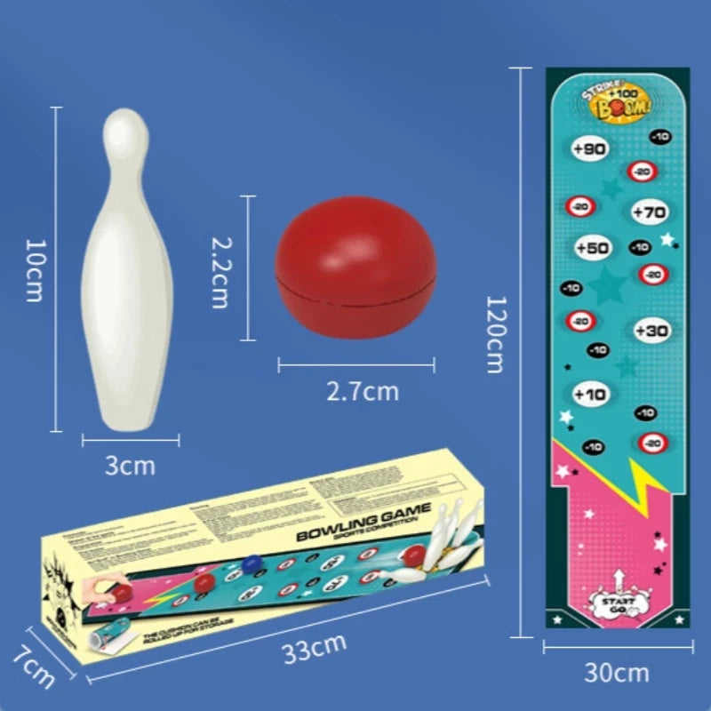 Interactive Bowling and Curling Mat Game Fun Football-Inspired Parent-Child Toy Sports Unforgettable Leisurely Entertainment