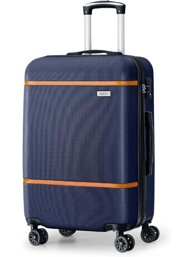 Carry On Luggage Airline Approved, ABS+PC Hardside Suitcase with Spinner Wheels TSA Lock, Carry-On 20-Inch, White