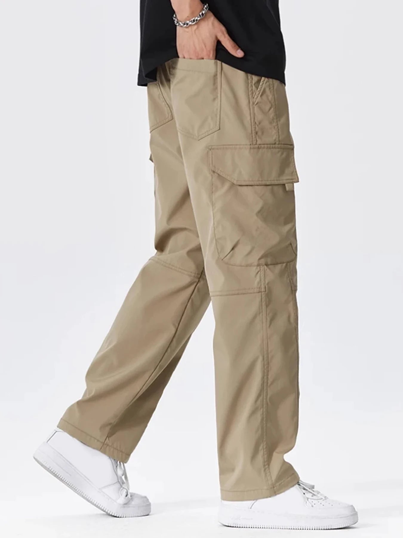 New Summer Tactical Pants Mens Quick Dry Thin Trousers Lightweight Casual Waterproof Pants Outdoor Workout Breathable Long