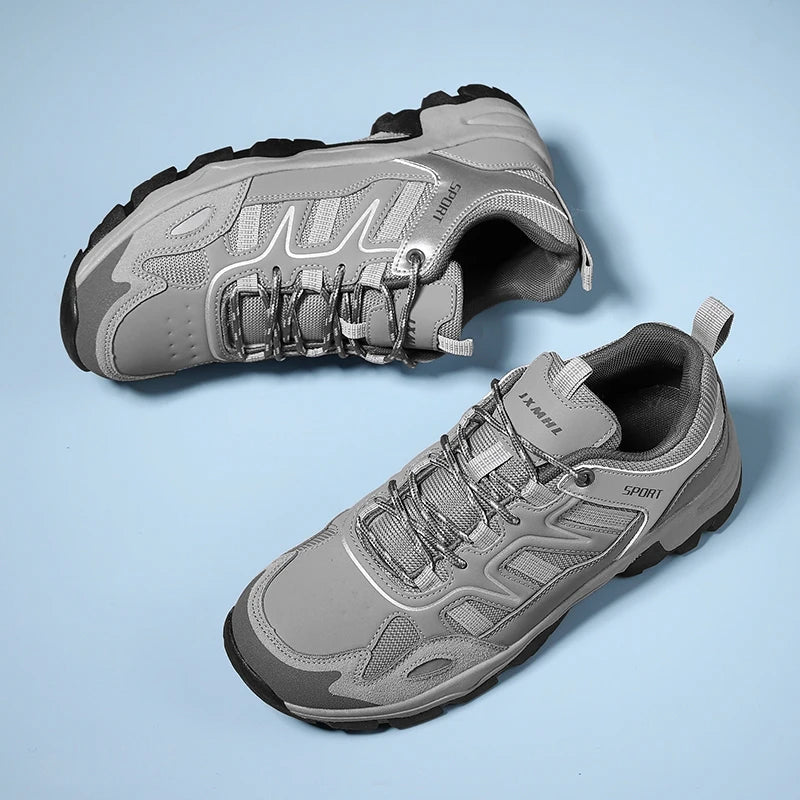 Men's Hiking Shoes Durable Outdoor Sport Men Trekking Wear-resistant Non-Slip Shoes Lace-Up Climbing Hunting Sneakers Casual New