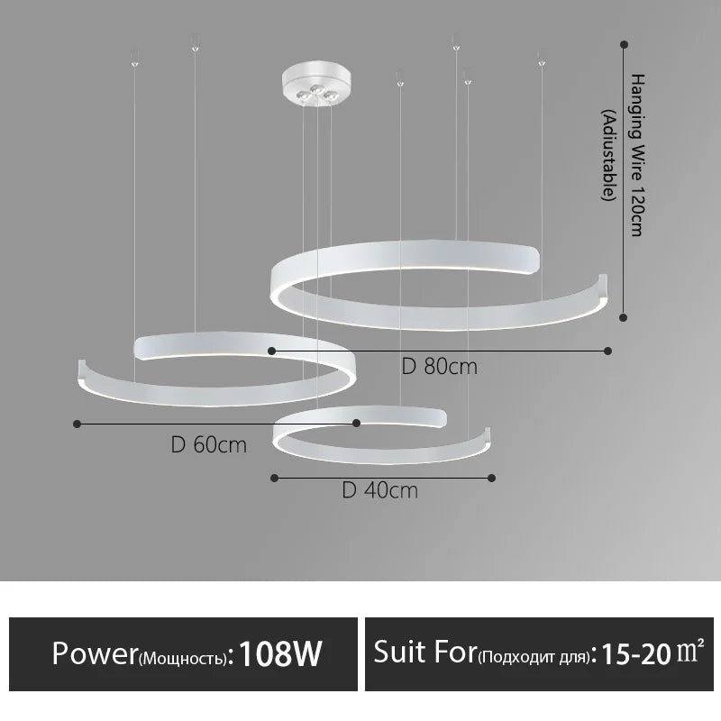 Minimalist restaurant lamp modern minimalist Nordic bar dining room dining table lamp designer C-word restaurant chandelier