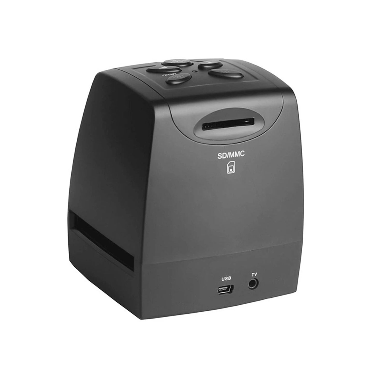 35mm/135mm Digital Film Scanner 2.4in  LCD Screen Film Slide Scanner Support Preview Playback Black scanner film scanner 22mp