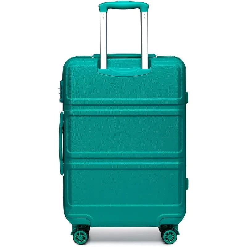 20'' Carry on Luggage Lightweight with Spinner Wheel TSA Lock Hardside Luggage Airline Approved Carry on Suitcase Turquoise