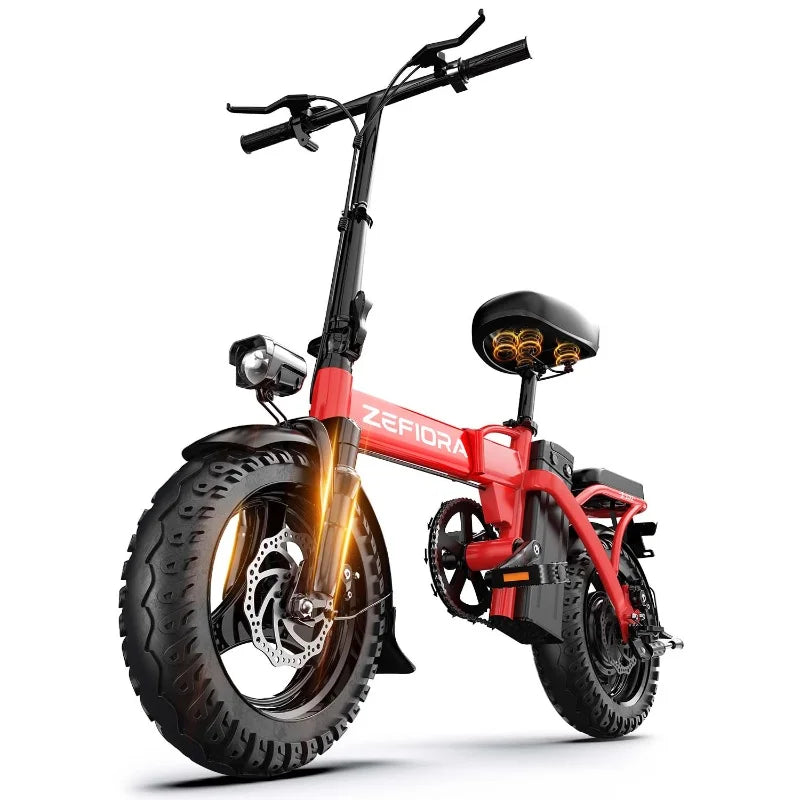 New Arrival Cheap Electric Bike,48v Aluminum Alloy 1000w Peak Motor Ebike,adjustable Front Brake Seat,folding Electric Bicycle