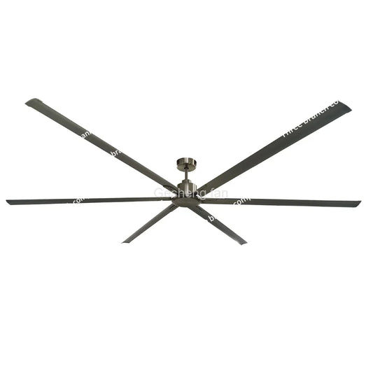 Industrial 120 inch big fan ceiling 6 aluminum blades dc motor large ceiling fan
