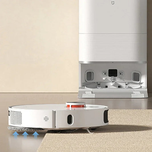 XIAOMI MIJIA D103CN OMNI Infinite Robot MOP Vacuum Cleaner M30S Self Cleaning Hair Cutting Empty Dust Home Dirt Disposal AA9