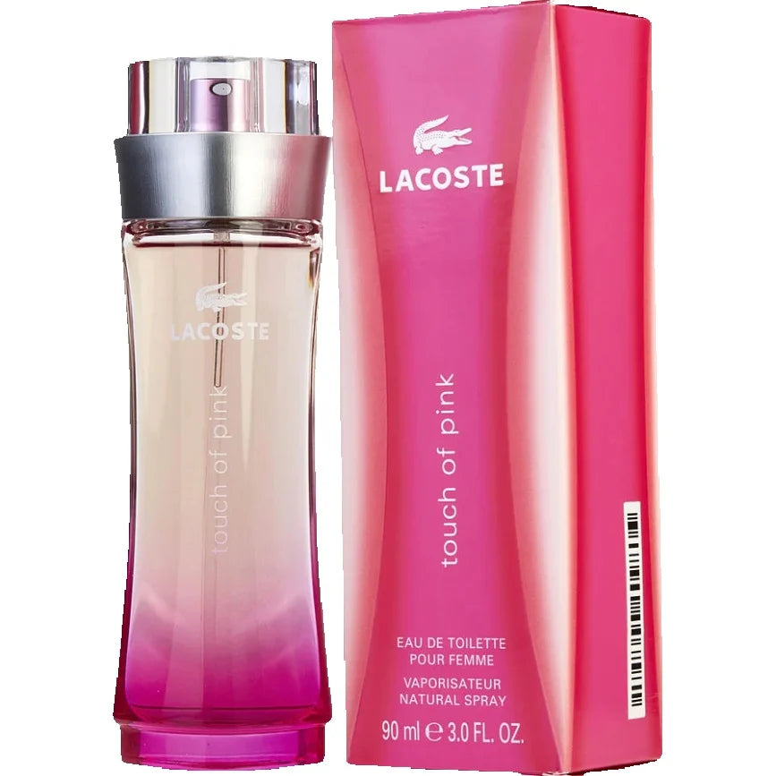 Lacoste Touch Of Pink Eau De Toilette Spray 90ml Floral and fruity notes with original, long-lasting fragrance