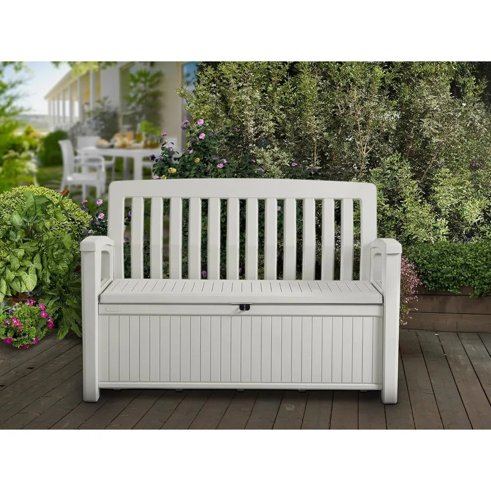 Cottage Garden and Patio Bench Trunk, 227 liters