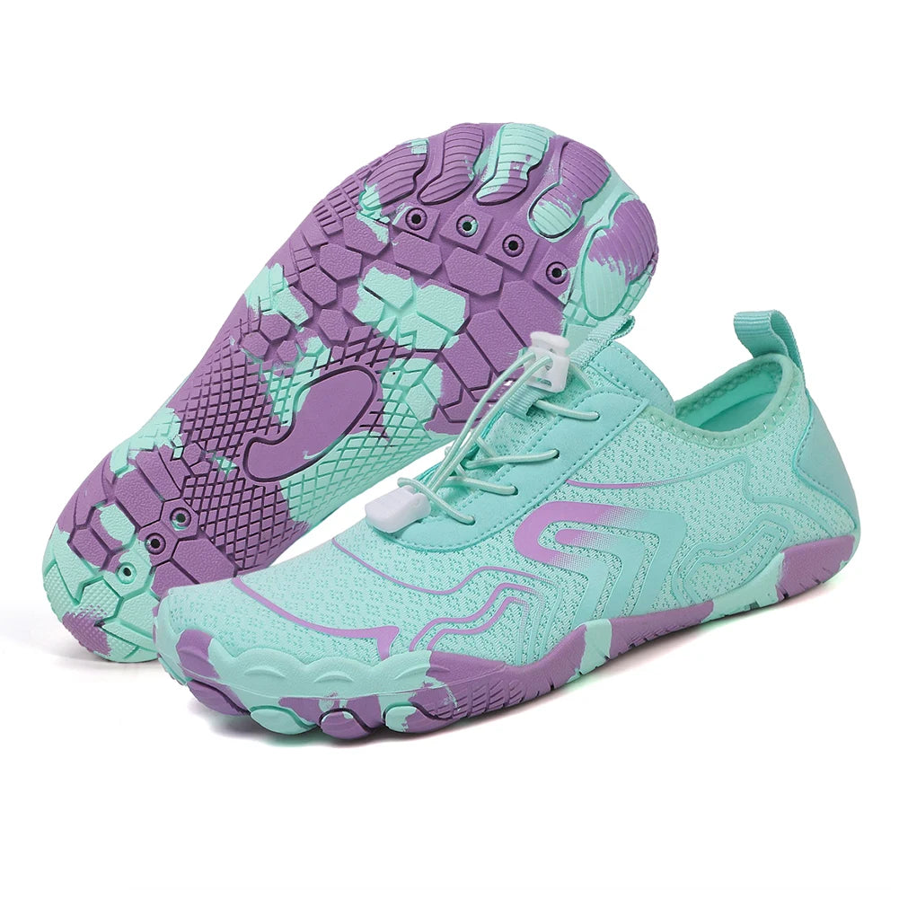 Unisex Water Shoes Barefoot Beach Shoes Quick Drying Breathable Gym Sneakers Ergonomic Casual Swimming Shoes for Men Women