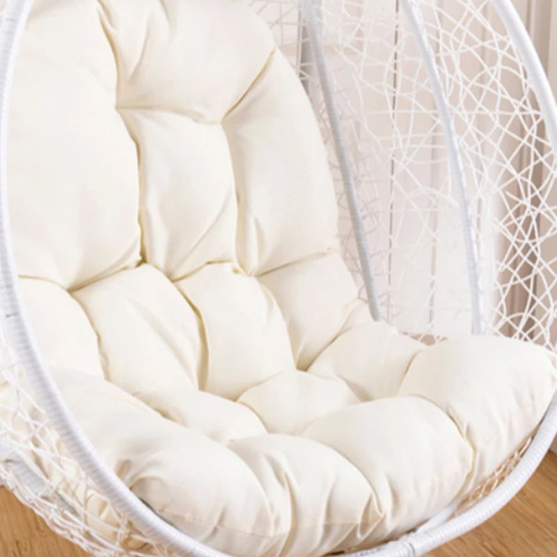 120x80cm Hanging Basket Egg Chair Cushion Outdoor Sofa Swing Chair Cushion Soft Comfy Thickened Garden Hammock Chair Seat Pads