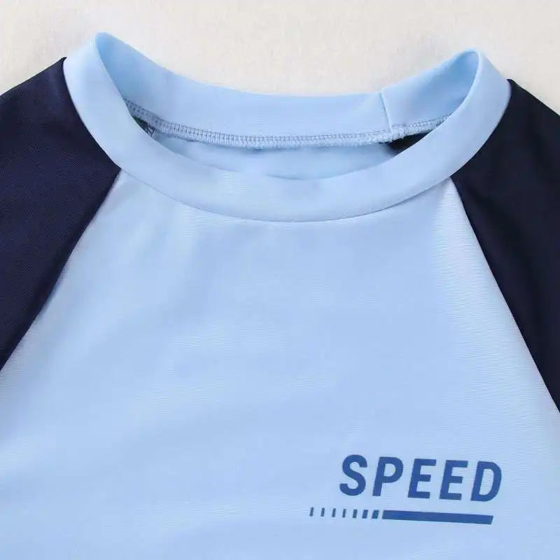 Summer Children Boys Round Neck Sports Tops+ Shorts Sets Fashion Breathable Casual Clothes Sets