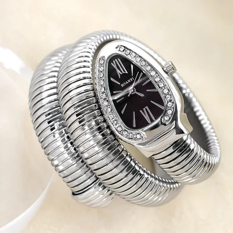 High-quality Luxury Women Quartz Watch Bracelet Stainless Steel Wristwatch Fashion Gold Ladies Watches Clock Relógio Feminino