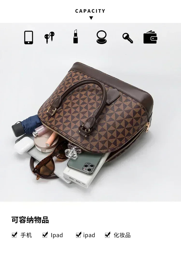 Designer  bag limited edition checker board Alma BB canvas Toronto handle handbag single luxury shoulder shell bags BL20