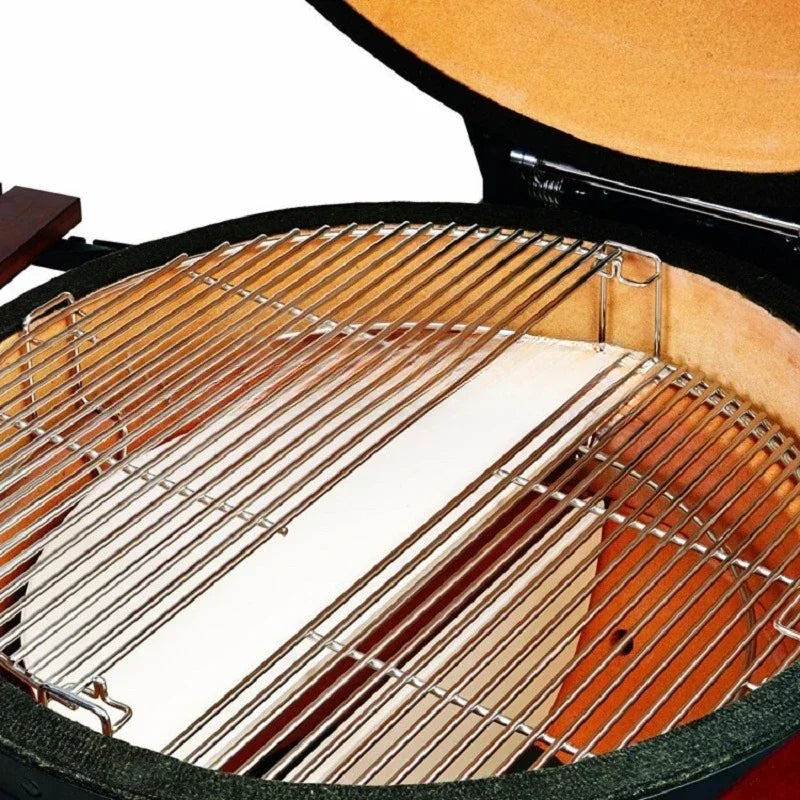 Divide and Conquer Cooking System for 18 Inch Round Kamado BBQ Grill Accessories