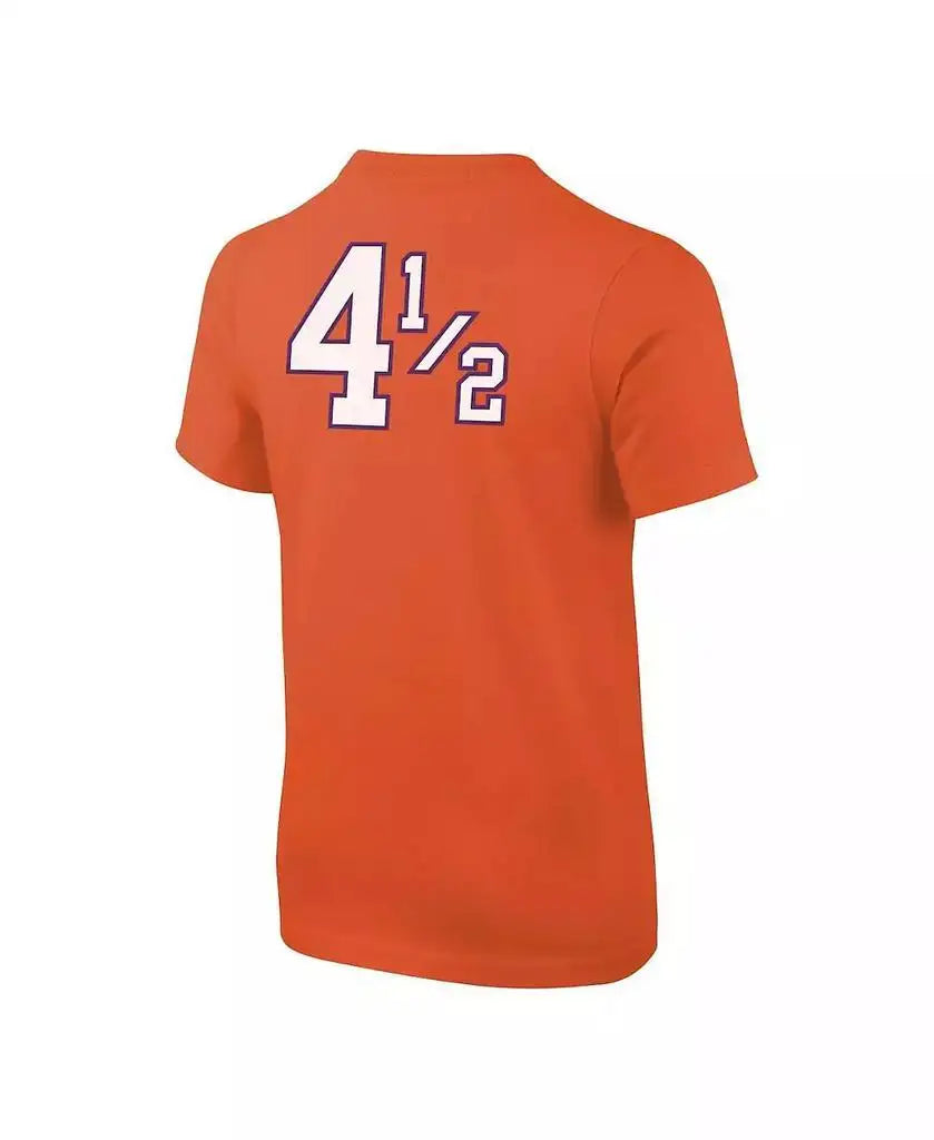 Nike | Big Boys Orange Clemson Tigers Disney+ 4Â½ Player T-shirt