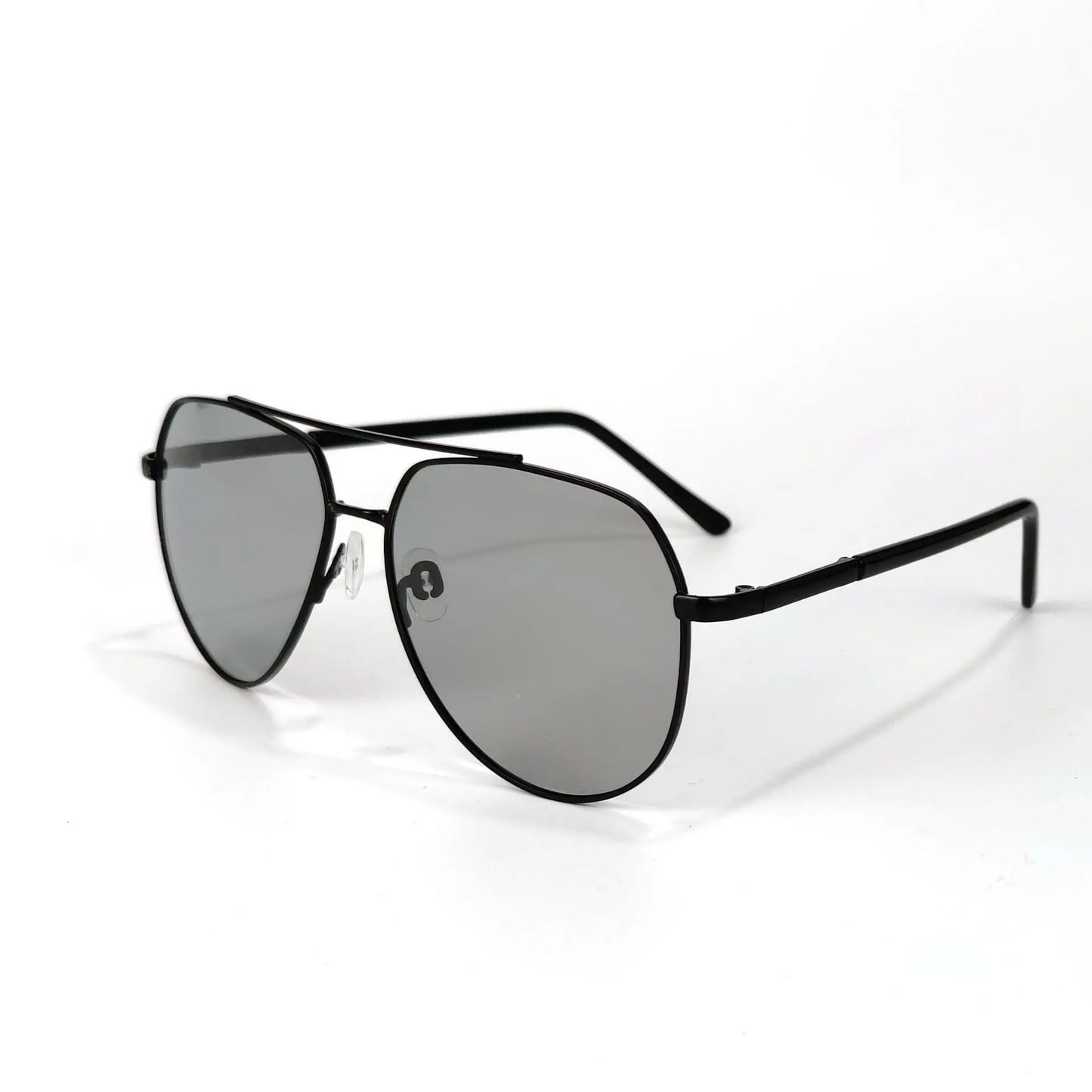 Sun-polarized sunglasses new summer men's glasses metal double beam mirror black unisex sunglasses most sold products t18