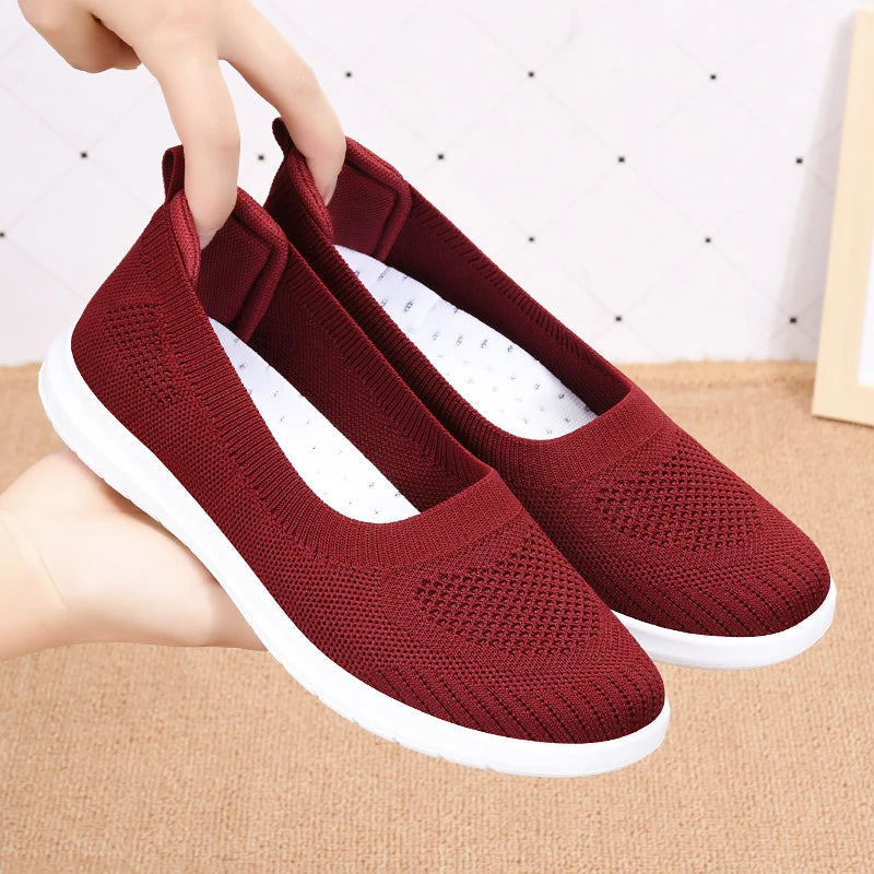 Fshion Women's Summer Footwear Platform Loafers Ladies Ballet Flats Female Sneakers Comfortable And Elegant Women's Shoe