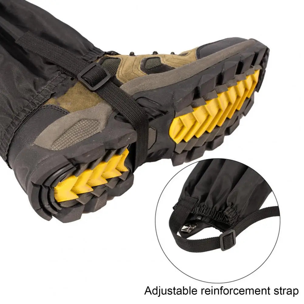 Hiking Leg Gaiters Waterproof Adjustable Leg Gaiters for Outdoor Activities Hiking Climbing Skiing Hunting Men Women Snow Boot