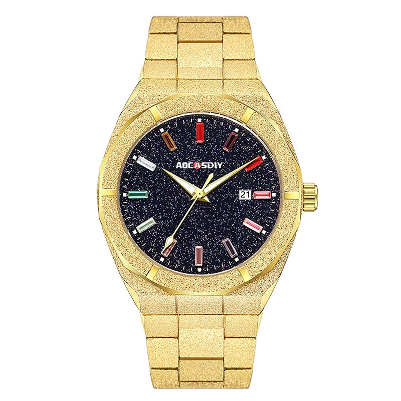 Luxury Business Men Watches Stainless Steel Quartz Wristwatches Auto Date Male Clock with Luminous Hands Relogio Masculino