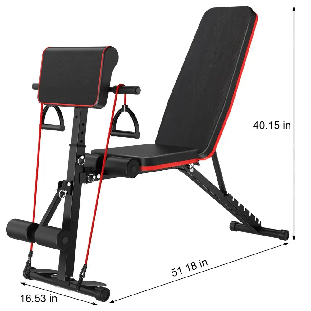 Weight Bench Adjustable Sit Up Bench Utility Weight Benches for Full Body Workout Adjustable Exercise Bench for Home or Gym