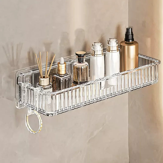 Bathroom and Toilet Storage Rack Non Perforated Toilet Washstand Wall Mounted Cosmetics Storage Rack